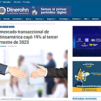 El mercado transaccional de Latinoamrica cay 19% al tercer trimestre de 2023